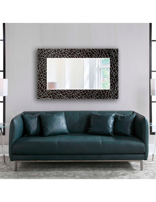 Espejo de Pared Aste Plata bronce 94x158 cm