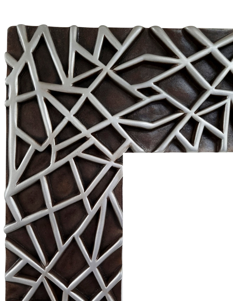 Espejo de Pared Aste Plata bronce 94x158 cm