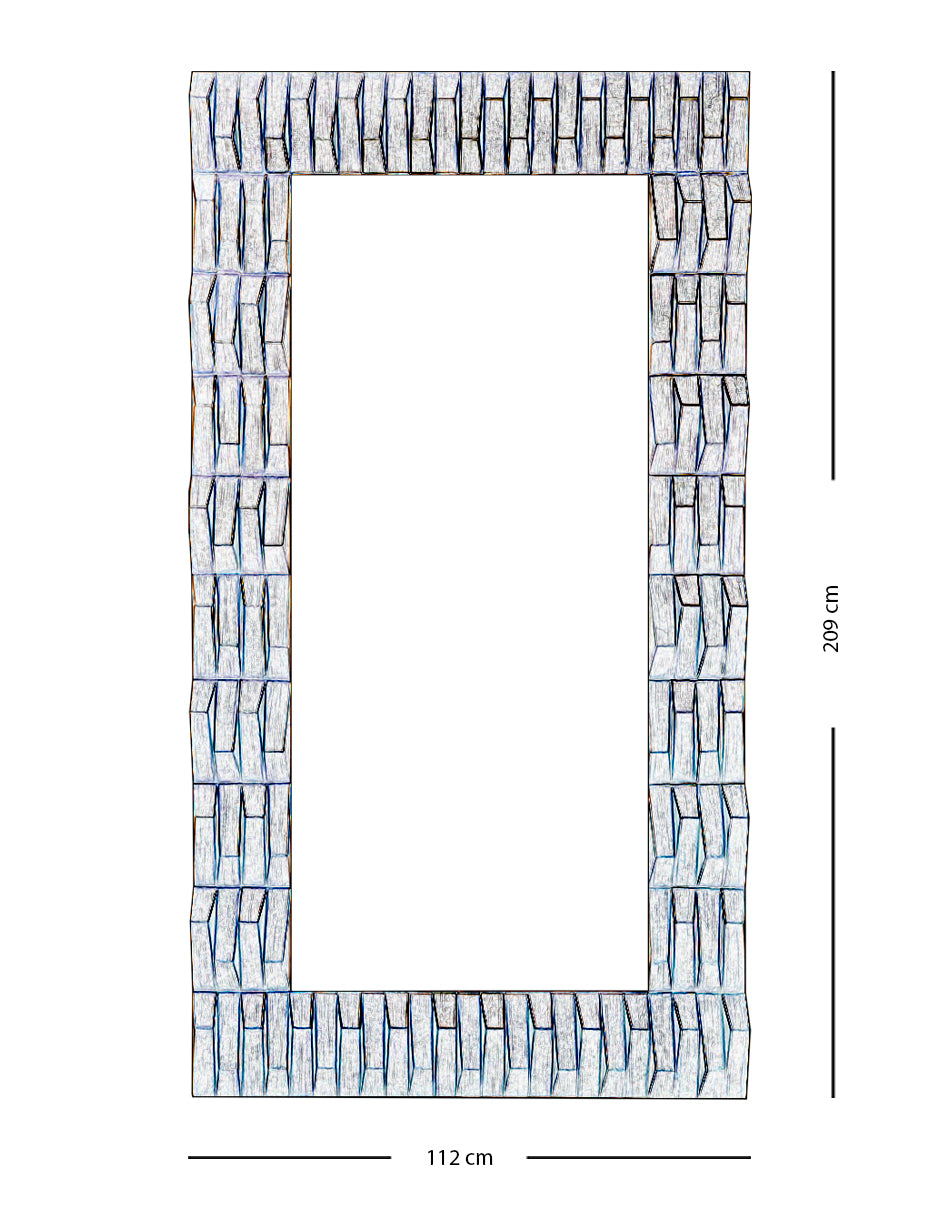 Espejo de Pie Barcelona Bronce 112x209 cm