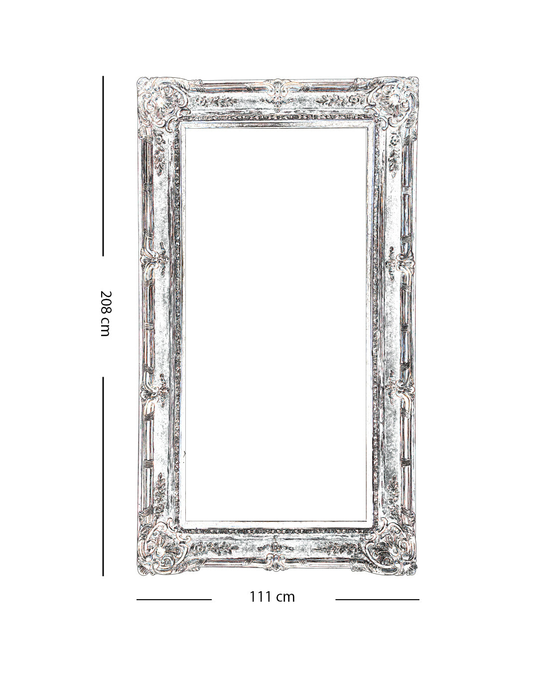 Espejo de Pie Vintage Anatta Menta 111 x 208 cm