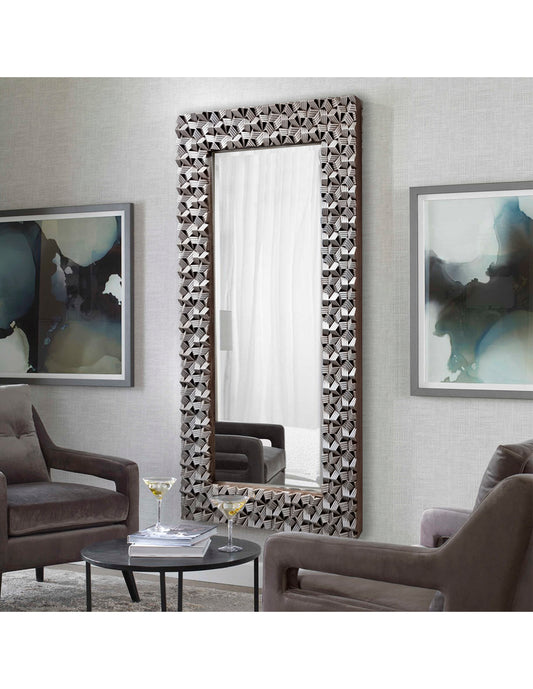 Espejo de Pared Kiu Plata 92x181 cm