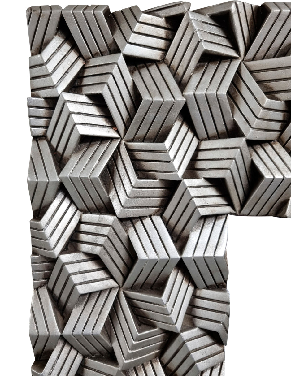 Espejo de Pared Kiu Plata 92x181 cm