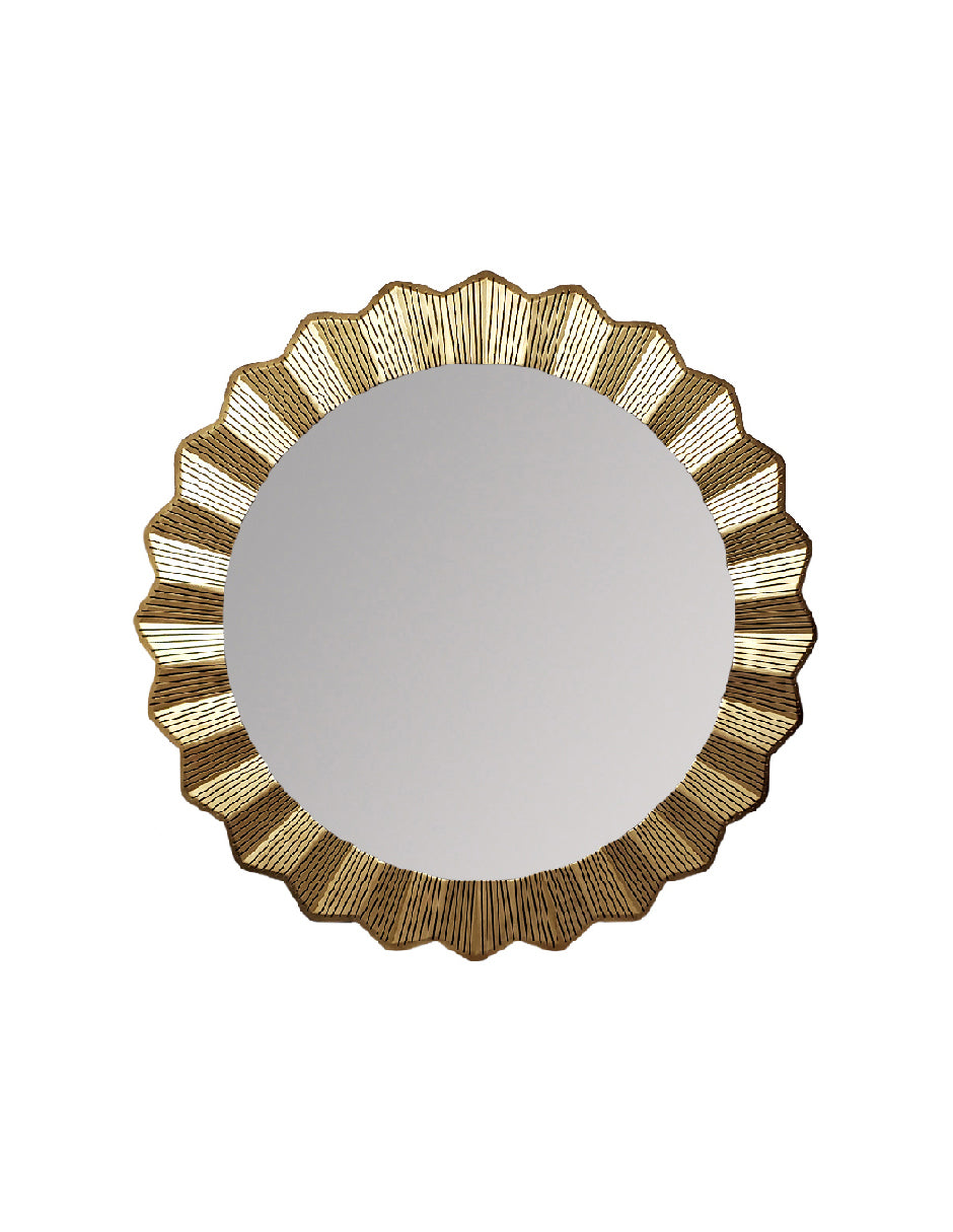 Espejo de pared Astral Oro de 115 cm diámetro
