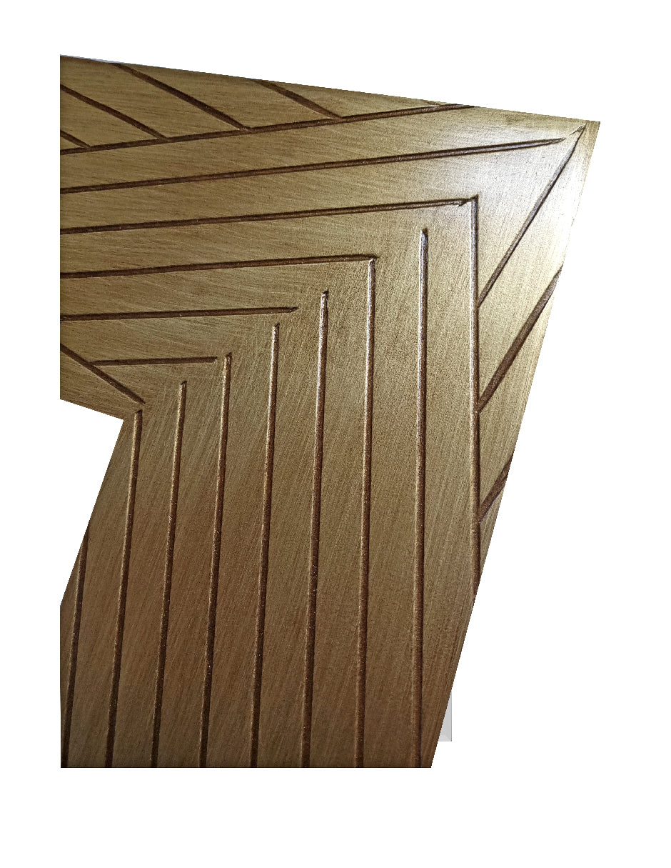Espejo de Pared Marsella Oro 94 x 184 cm