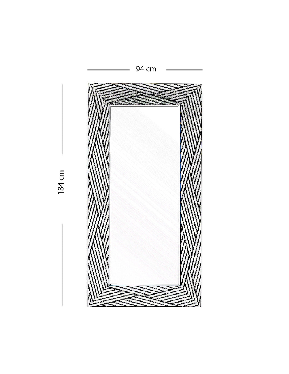 Espejo de Pared Marsella Oro 94 x 184 cm