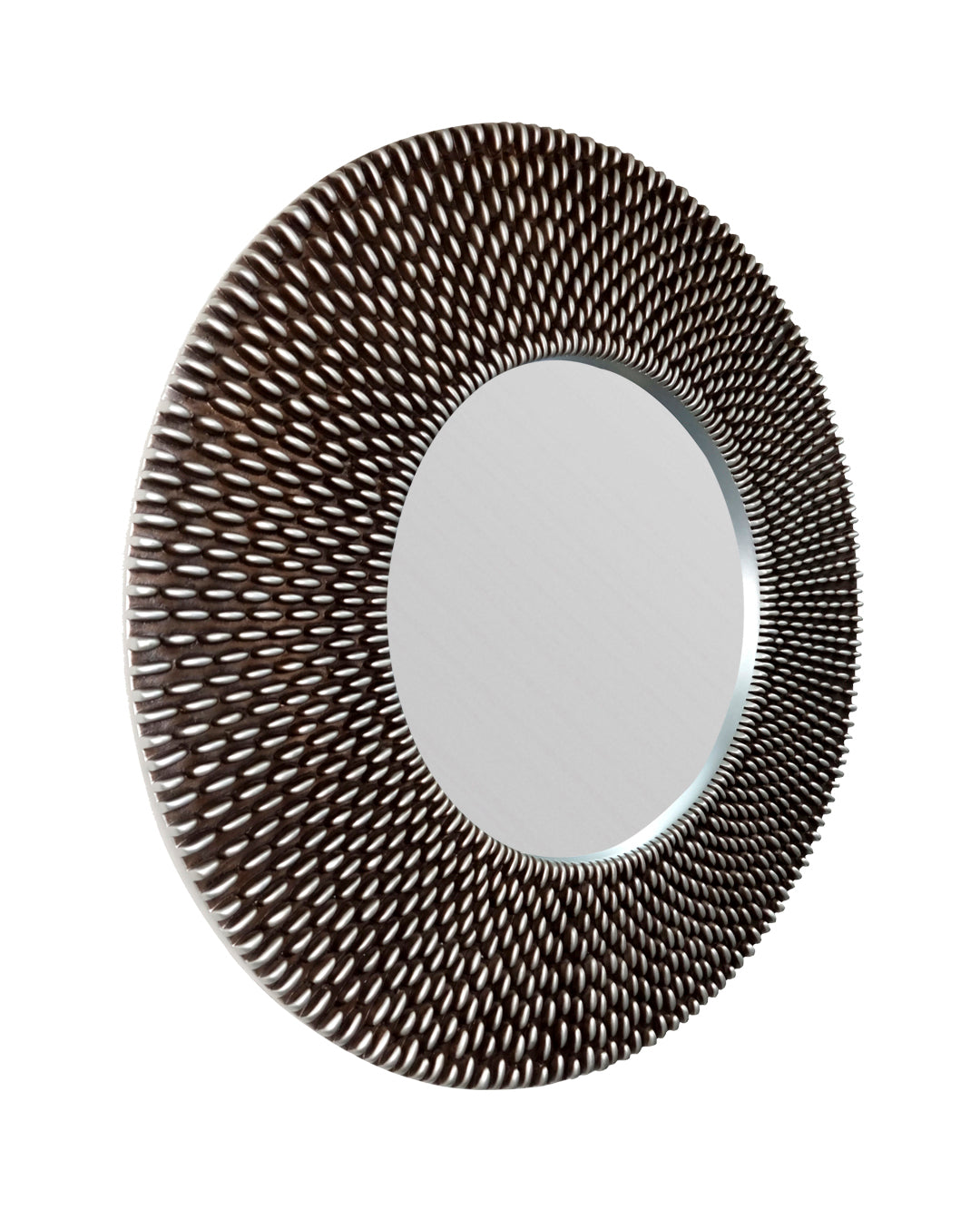 Espejo de Pared Avanti Bronce Redondo 112 cm Diámetro