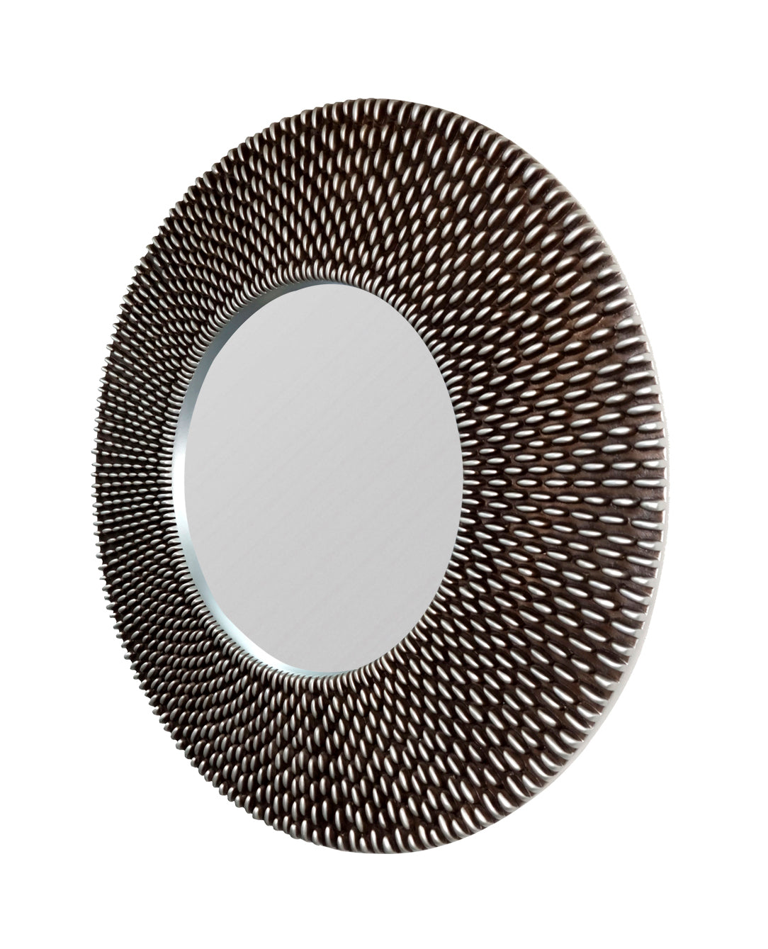 Espejo de Pared Avanti Bronce Redondo 112 cm Diámetro