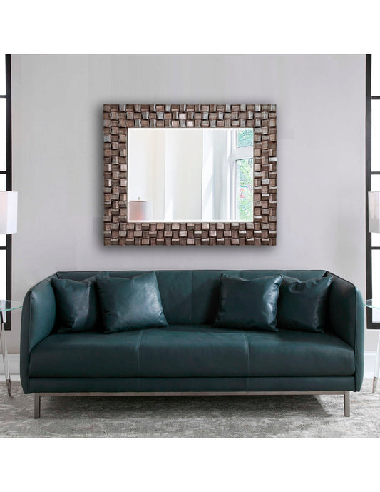 Espejo de Pared Trenti Plata 112 x 137 cm