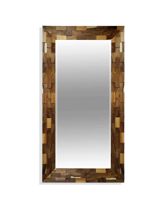 Espejo de Pie Astorga 100% Parota Natural de 92 x 182 cm