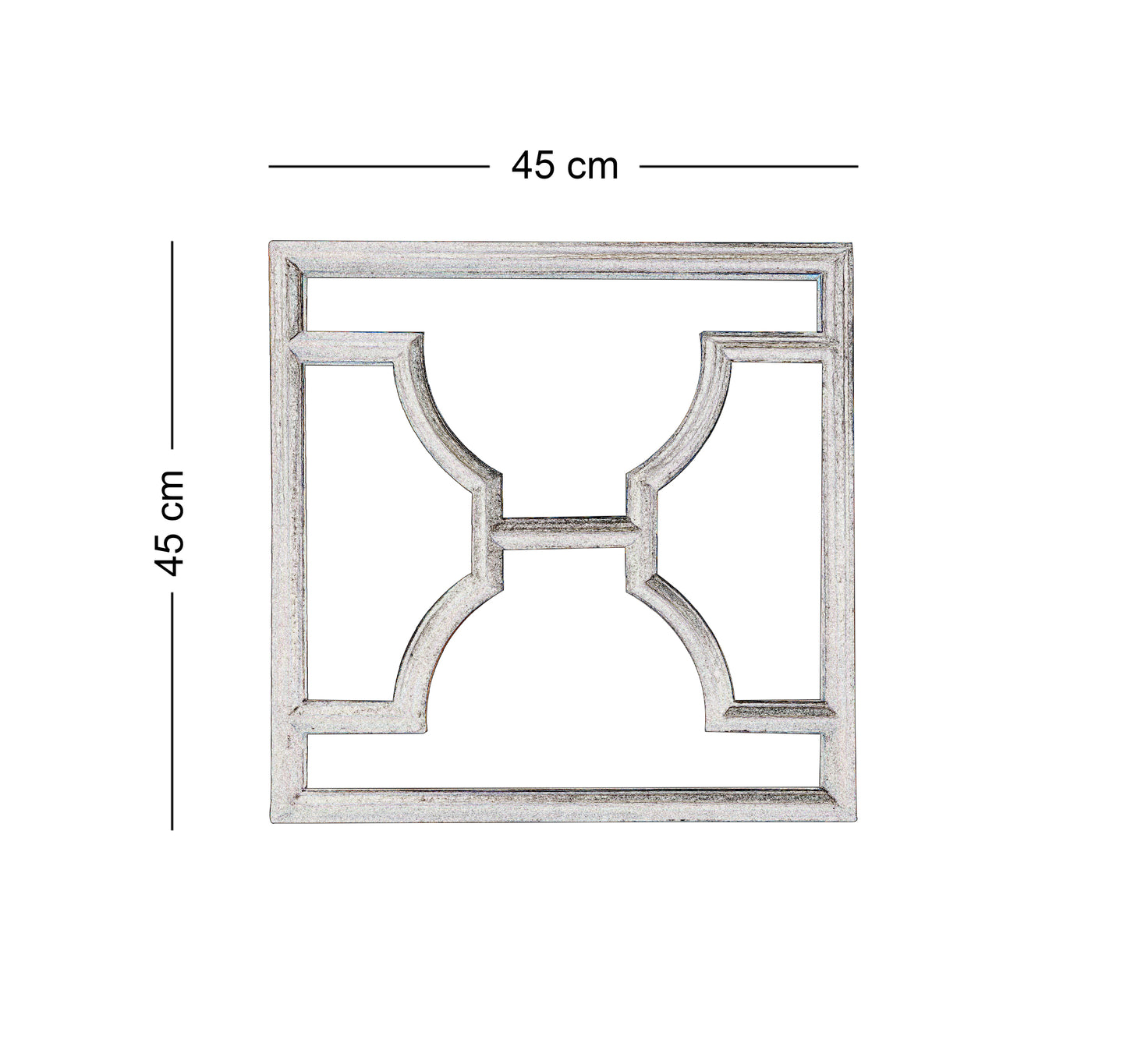 Espejo de Pared Binotto set de 3 de 45x45 cm Cada uno