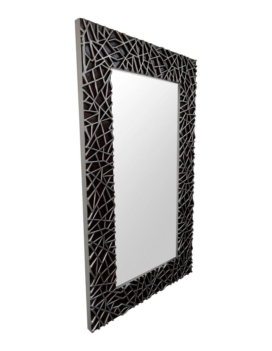 Espejo de Pared Aste Plata bronce 94x158 cm