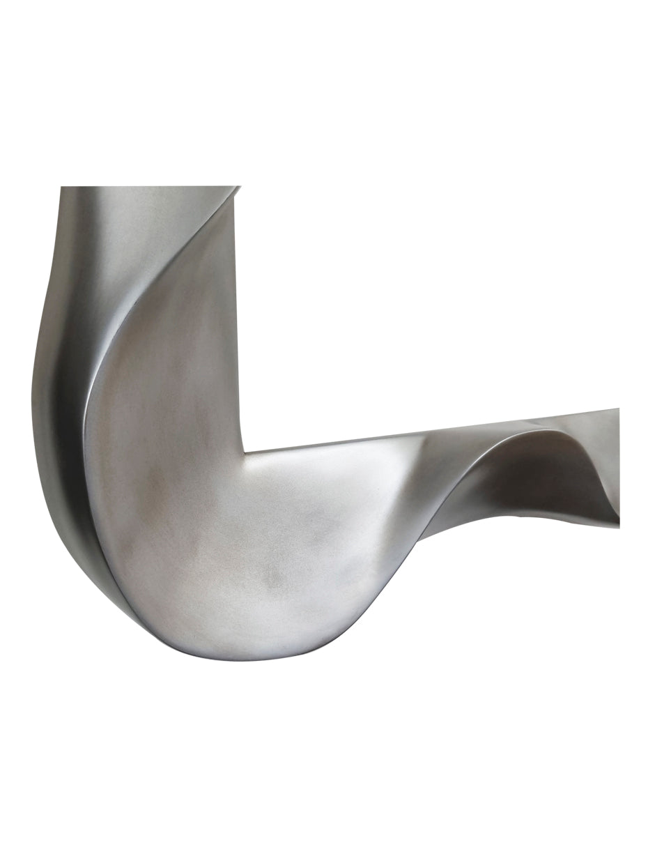 Espejo de pared Wave Plata de 89 x 153 cm